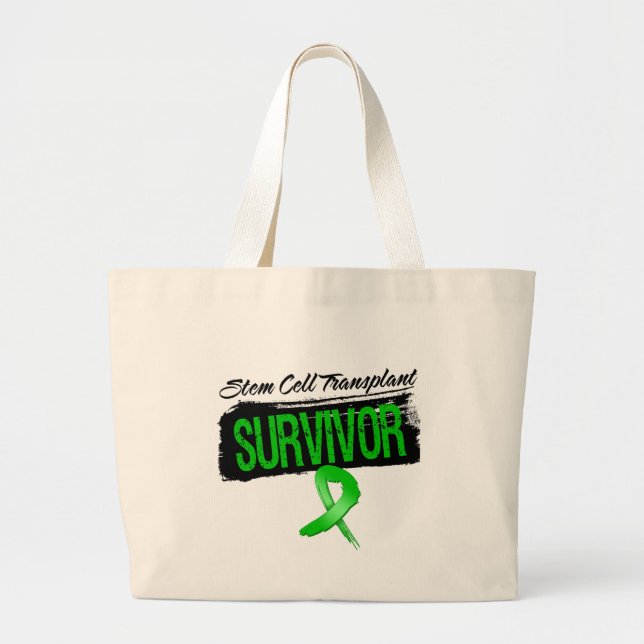 Grunge Stem Cell Transplant Survivor Jumbo Tygkasse (Framsidan)