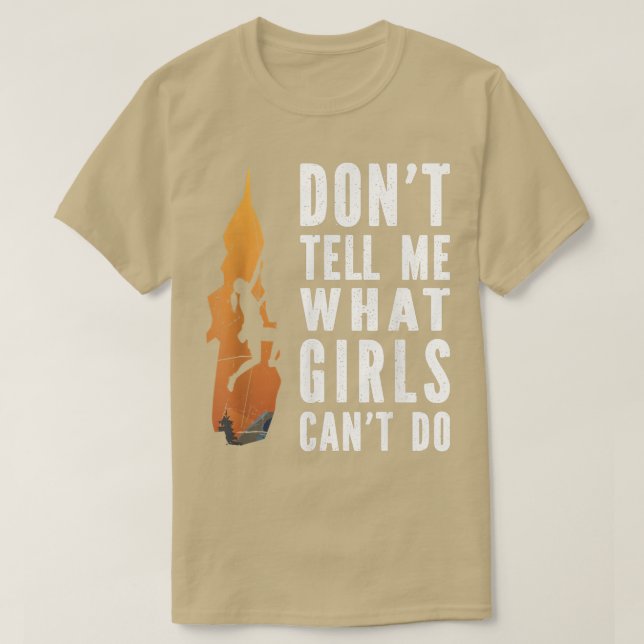 Grunge Sten klätterGirls klätterklimatmotivering T Shirt (Design framsida)