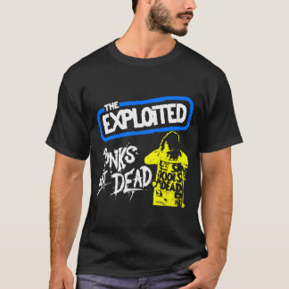 Grunge stil av punkrockband t shirt