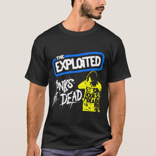 Grunge stil av punkrockband t shirt (Framsida)