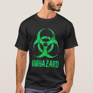 Grunge Stil Biohazard Toxic Distress Novelty Gi T Shirt