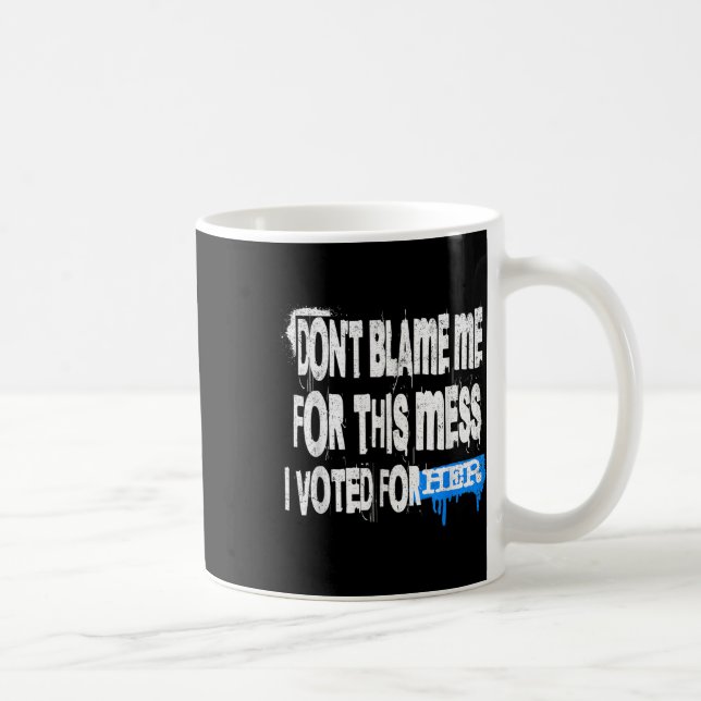 Grunge Stil designdont ålägger mig för detta  refe Kaffemugg (Höger)