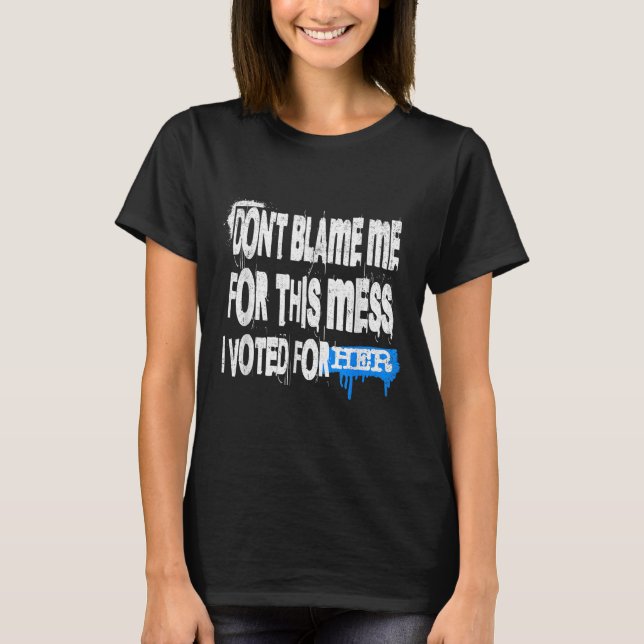 Grunge Stil designdont ålägger mig för detta  refe T Shirt (Framsida)