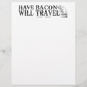 Grunge Stil har Bacon kommer att resa