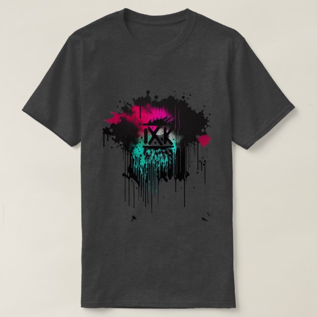 Grunge Stil T-shirt (Design framsida)