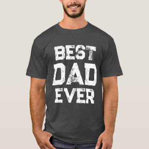 Grunge Stil Typography Best Pappa varje T Shirt