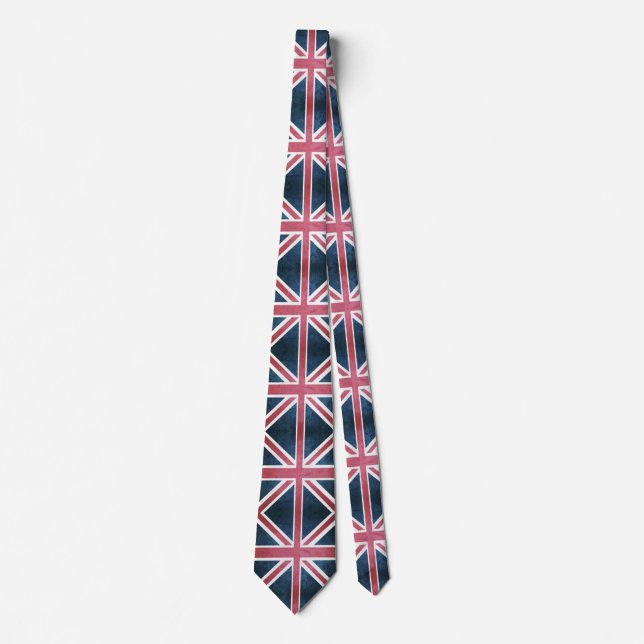 Grunge Storbritannien brittisk unionsflagga flagga Slips (Framsida)