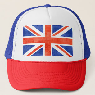 Grunge Storbritannien Flagga Keps