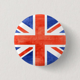 Grunge Storbritannien Flagga Knapp