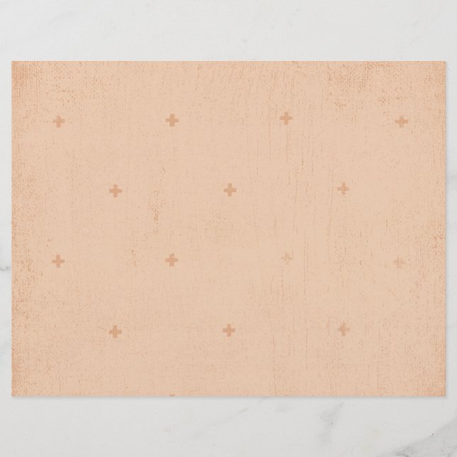 Grunge Struktur Beige Background Junk Journal Papp (Framsida)