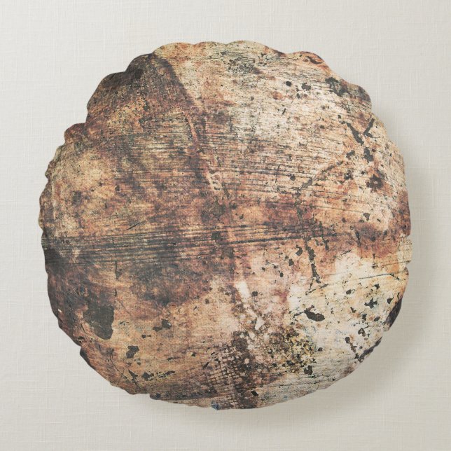 Grunge struktur grunge struktur vägg rund kudde (Framsidan)