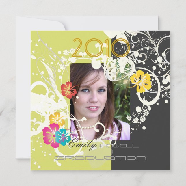 Grunge Studenten 2010/Heart Ram/butterflies Inbjudningar (Framsida)