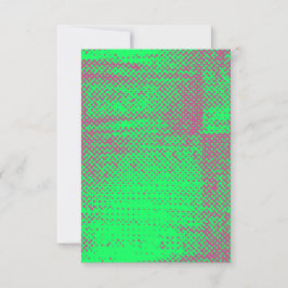 Grunge Style Neon Halvton Bröllopsinbjudningskort Inbjudningar
