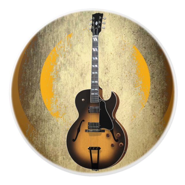 Grunge Sunburst Guitar Knob Knopp (Framsidan)
