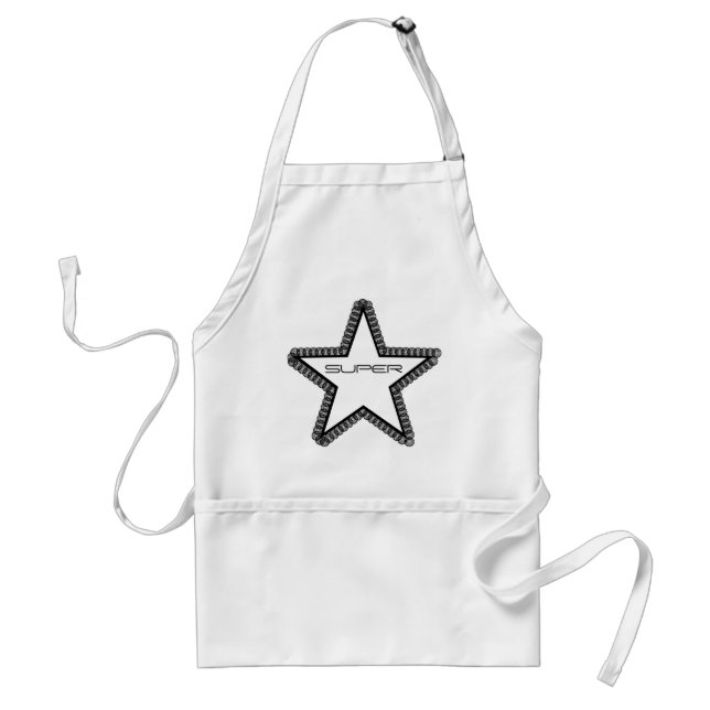 Grunge Superstar Apron Förkläde (Framsidan)