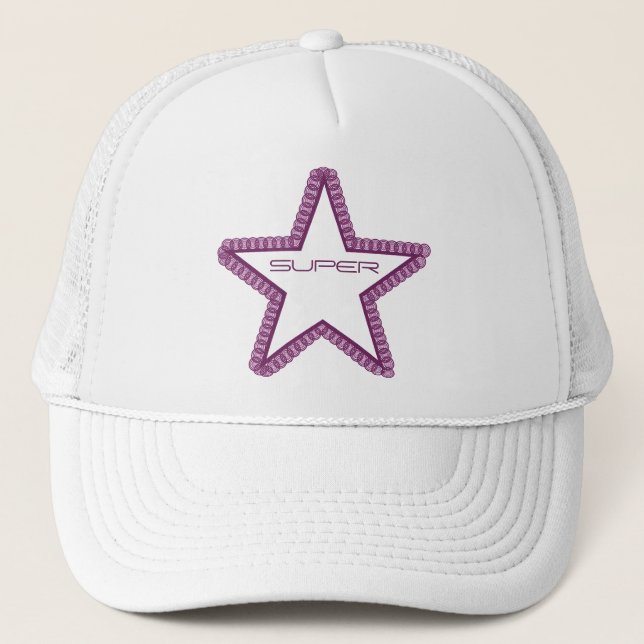 Grunge Superstar Hat, Lila Keps (Framsida)