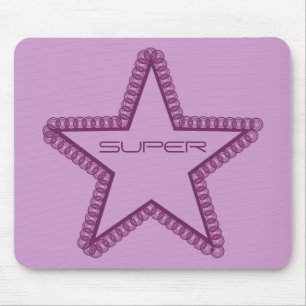 Grunge Superstar Mousepad, Lila Musmatta