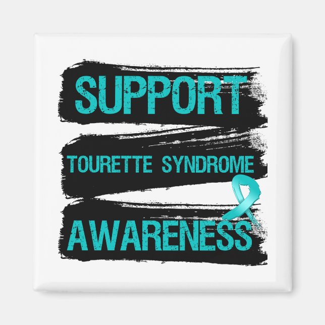 Grunge - Support Tourette Syndrome Awareness Magnet (Framsidan)