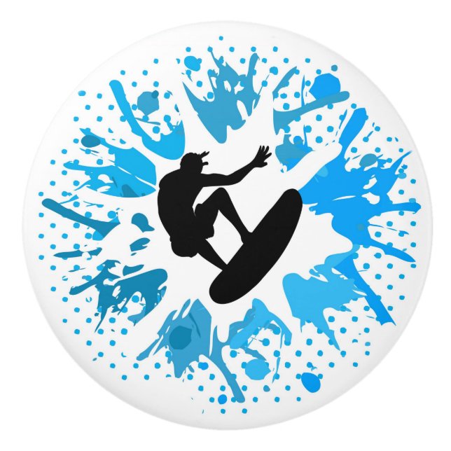 Grunge surfer knopp (Framsidan)