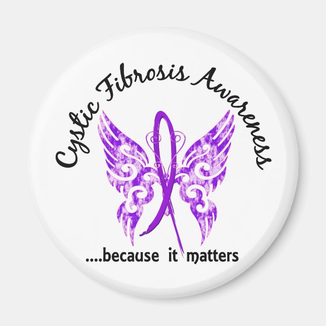 Grunge Tattoo Butterfly 6.1 Cystic fibrosis Magnet (Framsidan)
