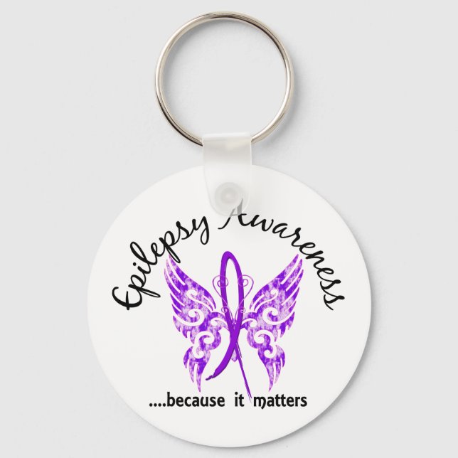 Grunge Tattoo Butterfly 6.1 Epilepsi Nyckelring (Framsida)