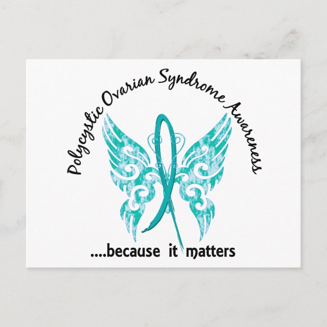Grunge Tattoo Butterfly 6.1 PCOS Vykort (Framsida)