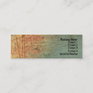 Grunge texturerad mager Websitevisitkort för konst Mini Visitkort