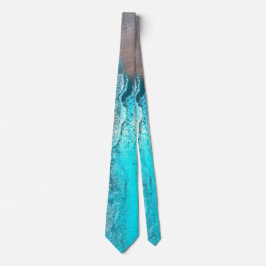 Grunge Turcos Texturerad Abstrakt Slips