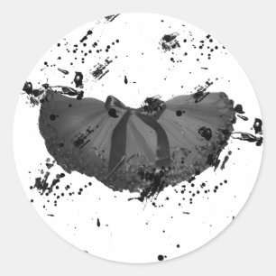 Grunge Tutu Runt Klistermärke