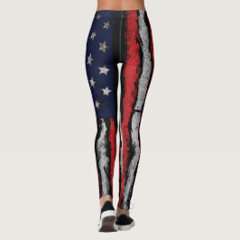 Grunge U.S.A.-flagga Leggings