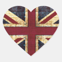 Grunge Union Jack - klassisk - vintagens utseende