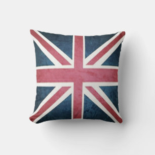 Grunge United Kingdom british Union jack flagga Kudde
