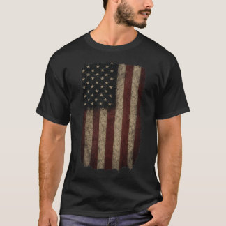 Grunge US Flagga T Shirt