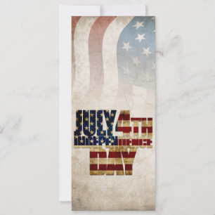 Grunge USA 4 juli självständighetsgrafik