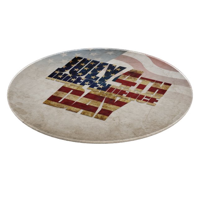 Grunge USA 4 juli självständighetsgrafik (Hörn)