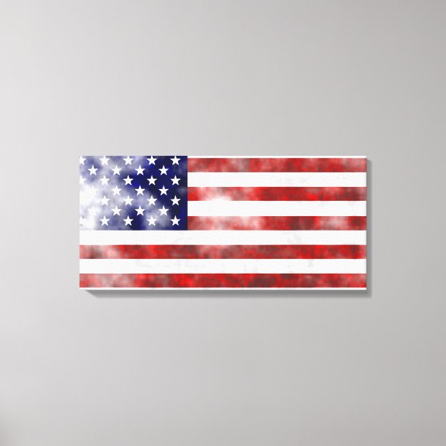 Grunge USA Canvastryck (Framsida)