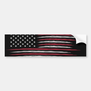 Grunge USA flagga Bildekal