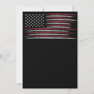 Grunge USA flagga Inbjudningar