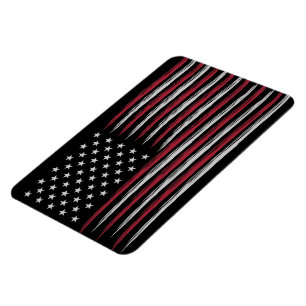 Grunge USA flagga Magnet