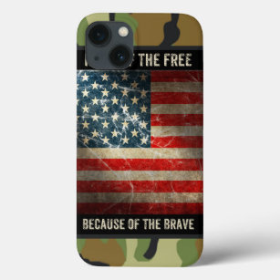 Grunge USA flagga om Camouflage 2 iPad Mini Case