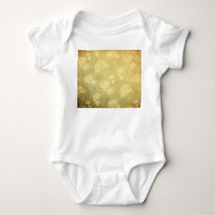 Grunge vintage-blomman mönster. t shirt