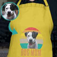 Grunge Vintage Nedsliten Terrier Foto Hundmamma