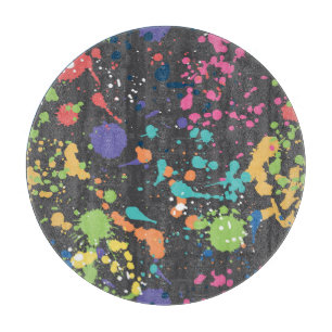 Grunge Watercolor: Colorful Spots Mönster.