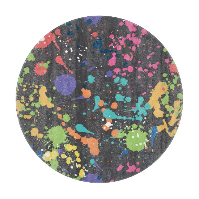 Grunge Watercolor: Colorful Spots Mönster. (Framsidan)