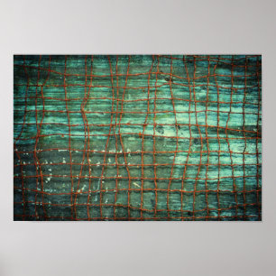 Grunge Wire Struktur Poster