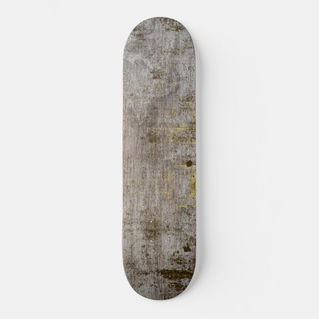 Grunge Wood Struktur Mini Skateboard Bräda 18,5 Cm (Framsida)