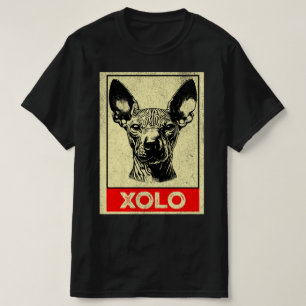 Grunge Xoloitzcuintli Illustration-profil T Shirt