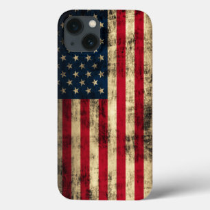 Grungeamerikanska flaggan