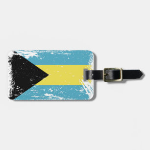 GrungeBahamas flagga Bagagebricka
