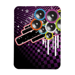 Grungebakgrund Magnet